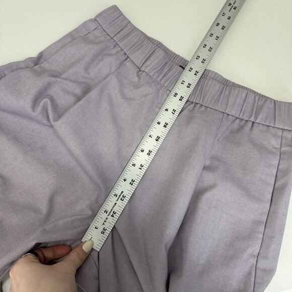 Ann Taylor Womens Pants Medium Pastel Purple Wide Leg Trouser High Rise Career - Picture 5 of 11